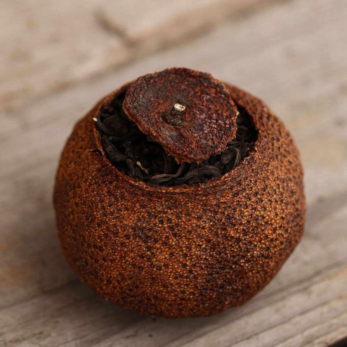 [桔普 6个装] 益马陈皮普洱茶熟茶 新会特产柑普茶橘陈年老桔普茶