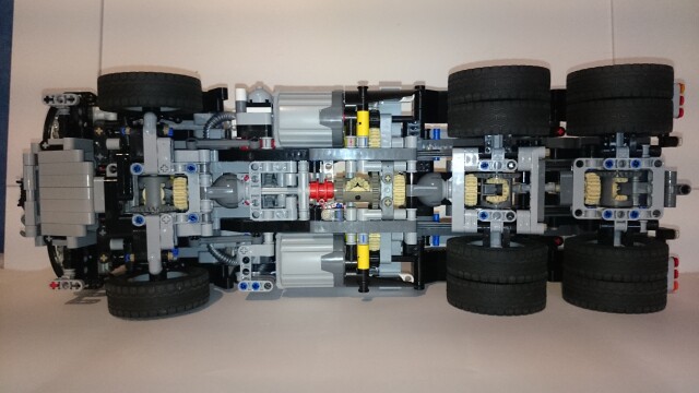 乐高lego moc 6x6 遥控卸货车 dk3-2014