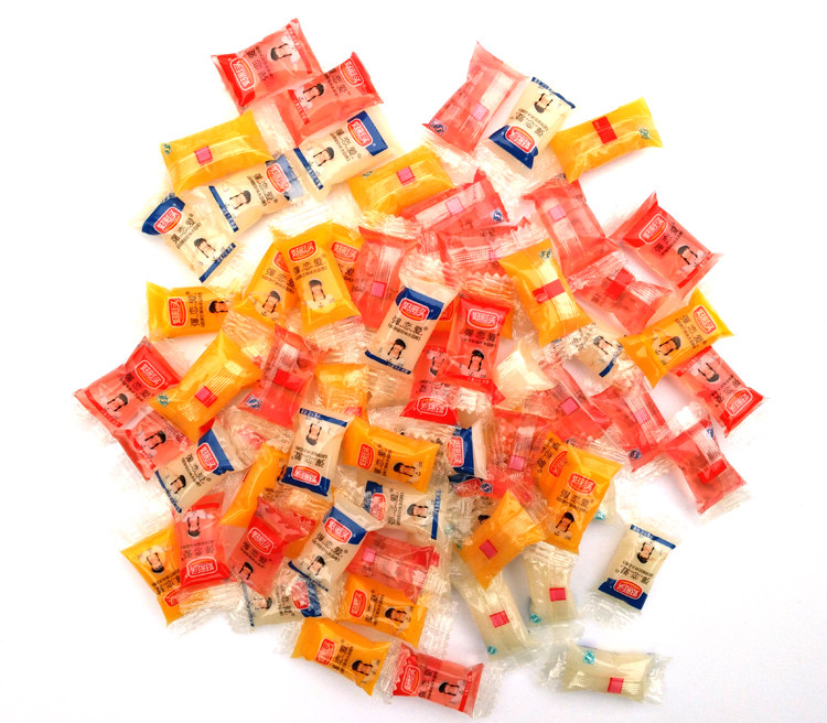 拍100颗包邮 好彩头弹恋爱水晶糖谈恋爱果冻糖 小样水果味糖果1颗