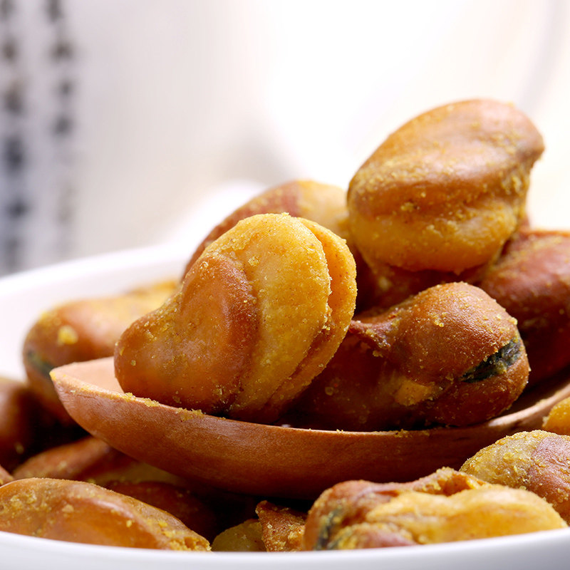 【百草味-牛肉/盐焗味兰花豆210gx2袋】蚕豆休闲零食炒货豆子