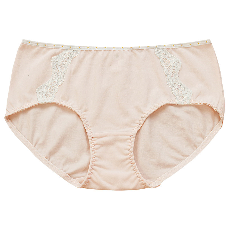 3条包邮百伶百俐 少女女士内裤学生棉质中腰三角裤少女内裤0075