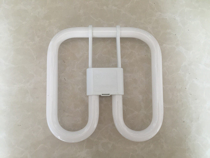 欧普2d管三基色节能灯管方形四针吸顶灯蝴蝶管ydw10w16w21w28w38w