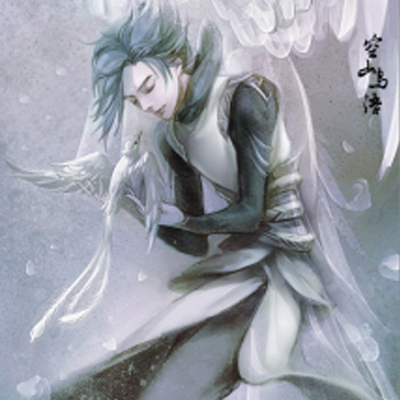 秦时明月天行九歌 官方正版 典藏水墨海报 画卷挂画壁纸 白凤墨鸦