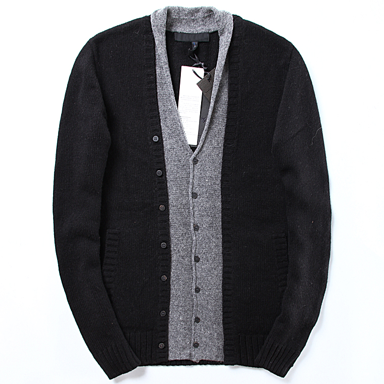 11新款 象 舒适保暖混纺面料 男款双门禁开衫毛衣42137