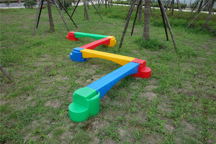 儿童感统平衡木 塑料独木桥 幼儿园平衡桥感觉统合幼儿训练独木桥
