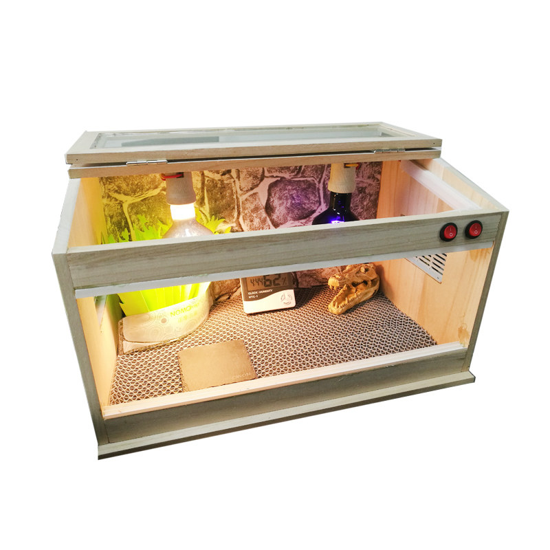 绿鬣蜥饲养箱 鹦鹉 蜜袋鼬 杉木箱蜥蜴高箱变色龙保温箱