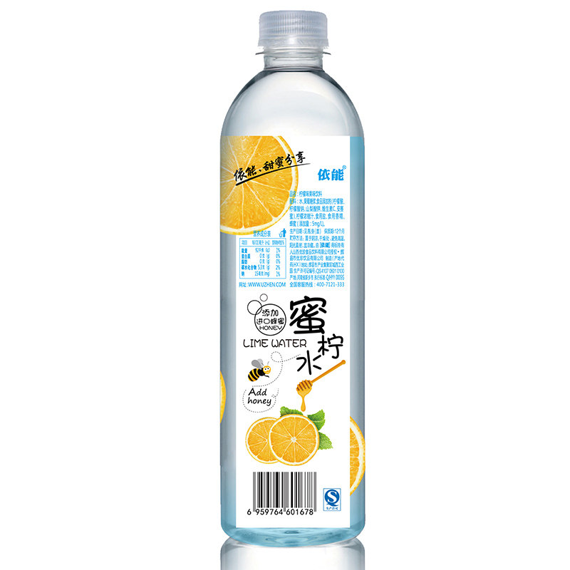 【天猫超市】依能水果味饮料蜂蜜柠檬水500ml单瓶装日常饮用水