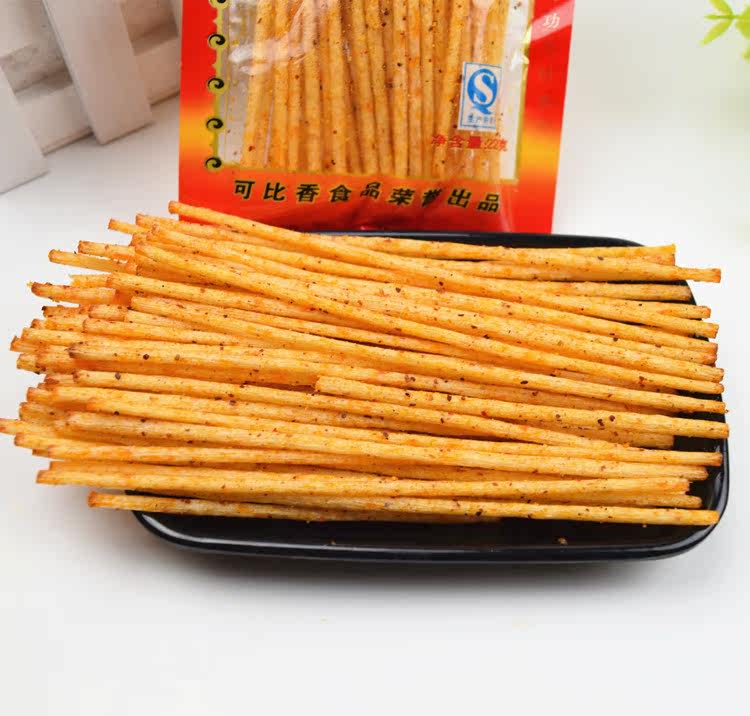 香辣功夫米线豆筋麻辣条零食店辣片小吃90后80后儿时怀旧面筋