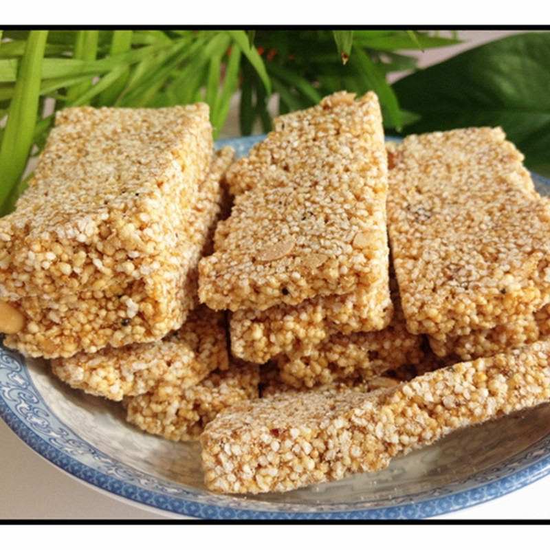 【徽味特产】米花酥安徽特产手工自制传统冰糖炒小米糖休闲零食品