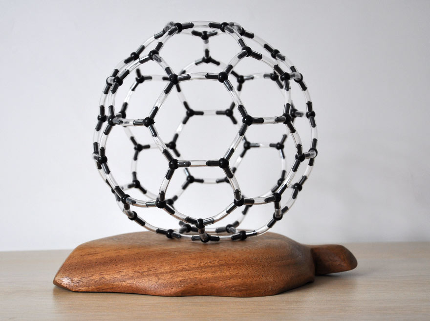 巴克球 分子结构模型 diy套装 碳60 c60原子模型 足球形状玩具
