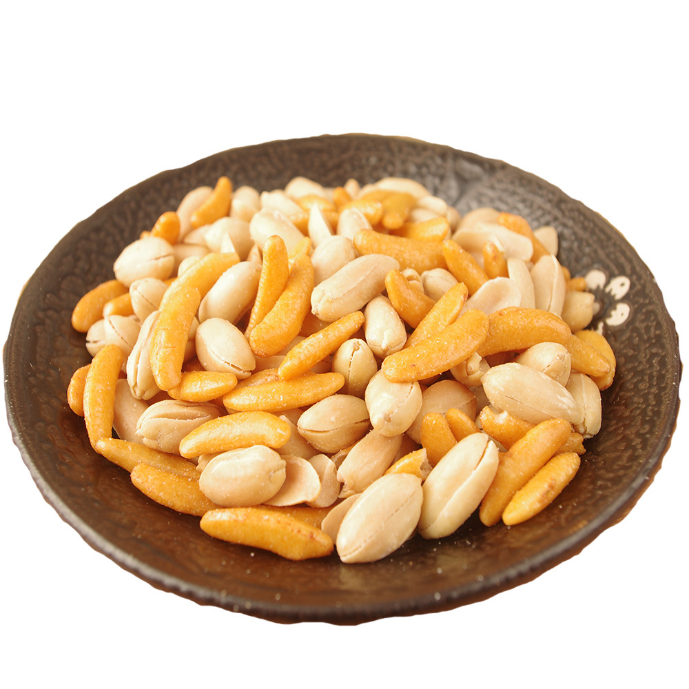 【海吃海喝】日本小吃柿种米果生仁花生零食制果下酒小菜500g包邮