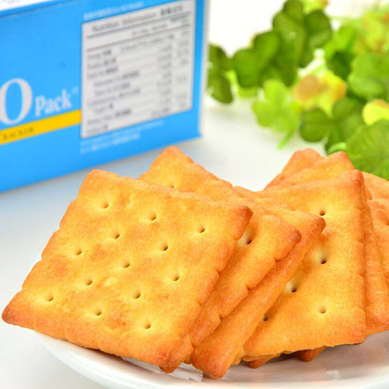 台湾进口办公室零食品超好吃的咸味无糖福义轩福椒苏打饼干包邮