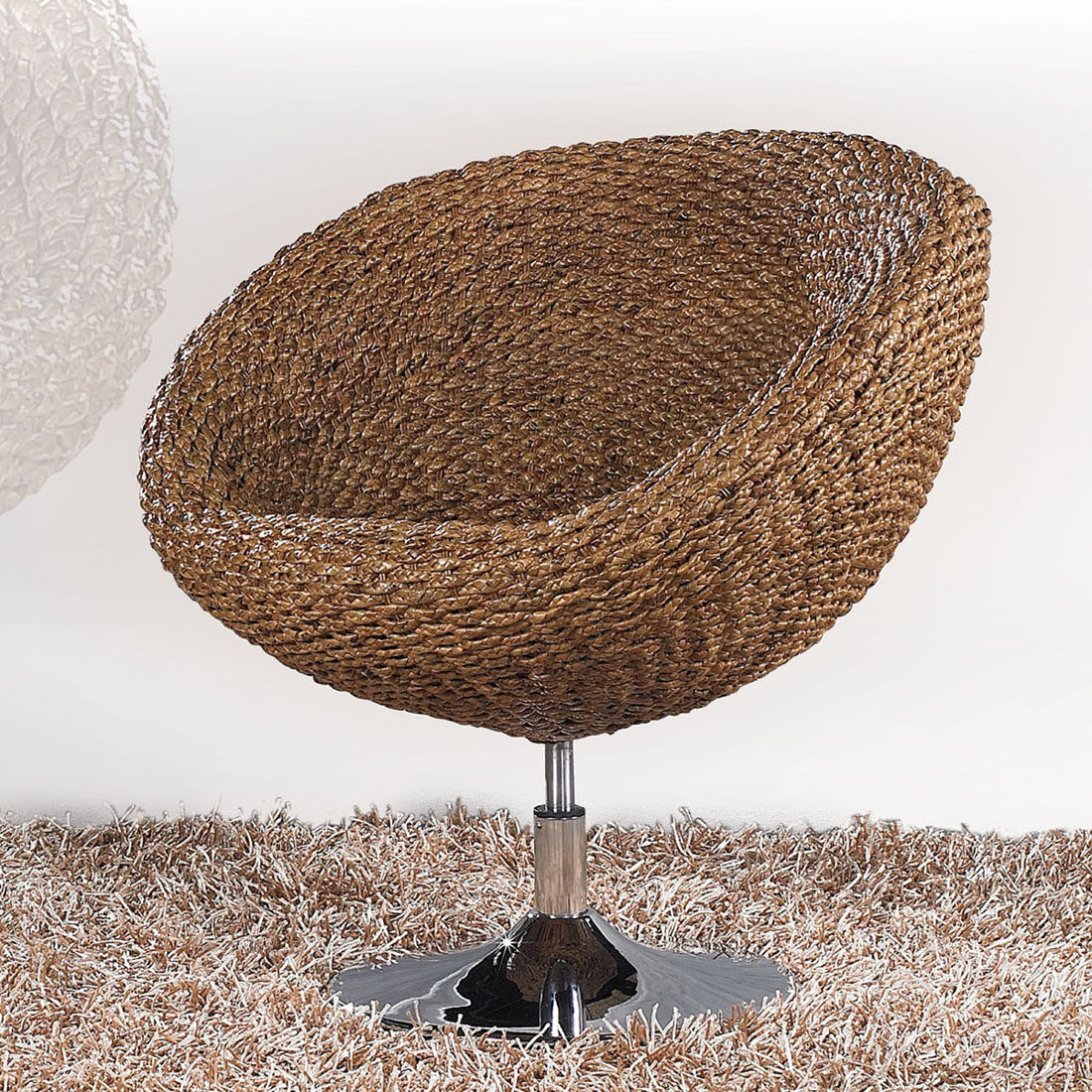 简约时尚藤编藤艺休闲椅子现代藤家具藤制椅转椅藤电脑椅特价