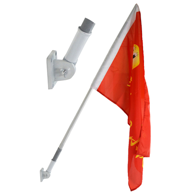 合金旗杆底座 旗座 可固定在墙上90度角可调节 墙面国旗挂壁