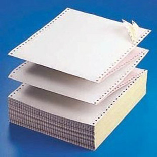 打印纸 科韵牌无碳彩色电脑打印纸 电脑连打纸 打单纸 三层 整张 1/2