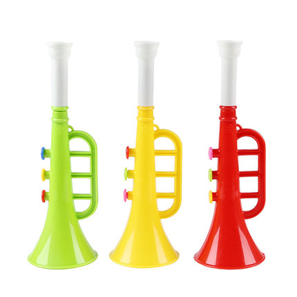 电动儿童小喇叭玩具吹奏乐器小螺号音乐灯光宝宝益智早教玩具批发_不