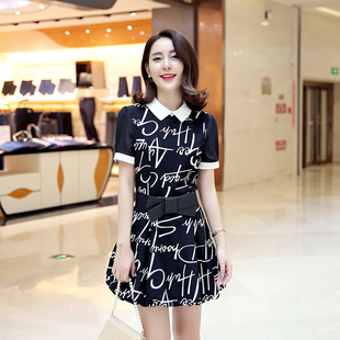 薛凯琪姚笛黄灿灿明星同款凯迪米粒女装通勤a字裙连衣裙129452
