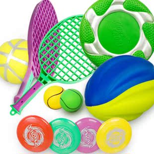 儿童亲子玩具高尔夫球套装球杆双人互动游戏体肩球类运动健身器材