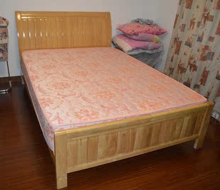 单人床 溢美家家具 实木床 双人床 橡胶木床 1.5米床 五尺床 单人床