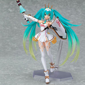 包郵miku 初音未來 figma sp060 騎士姬 2015賽車女郎 手辦模型