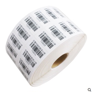 国产铜版纸40*30*3000双排不干胶价格标签打印机标签商品标价签