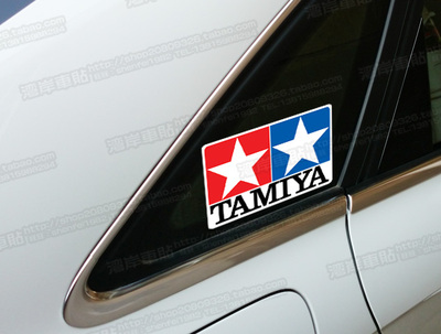 湾岸车贴 汽车贴纸 tamiya 日本田宫模型标志 反光车贴