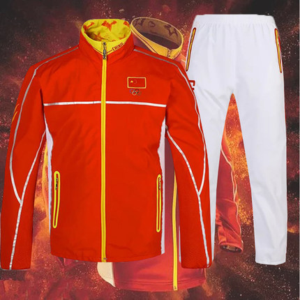 中国国家队运动服套装运动员队服男女体育生长袖出场服龙服领奖服_4