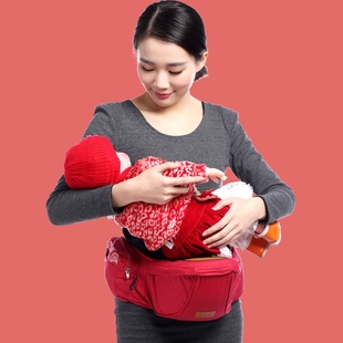 宝宝腰凳前抱式四季通用坐凳子纯棉款多功能婴儿背带腰凳抱小孩的