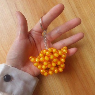 手工串珠免费学习 diy手工编制金元宝材料包 手机包包挂饰 新品