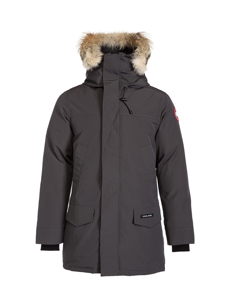 canada goose 加拿大鵝紅色logo飾帶帽羽絨服外套(五級防寒)