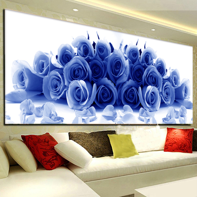 新款5d钻石十字绣花样年华玫瑰花钻石画满钻客厅圆钻点贴钻钻石绣