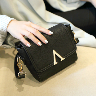 2016春季爆款新款倒v日韩迷你包时尚简约单肩斜跨女包潮