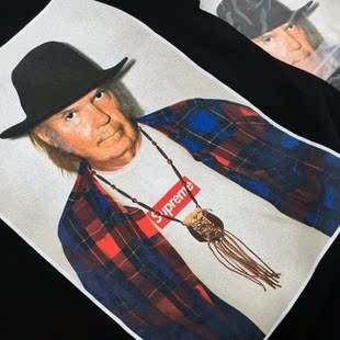 tbl复刻 复刻 supreme 15ss neil young 尼尔杨 老头tee 短袖