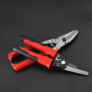 铁皮 工业剪电工剪果枝剪五金工具 左之助铁皮剪不锈钢多功能弯头剪刀