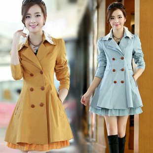 淘宝特卖 女装/女士精品 风衣 > 风衣外套2015秋装秋天衣服女装新款