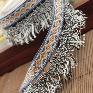 韩国毛边带 金丝花色 双边 马海毛边 服装工艺品辅料一码价