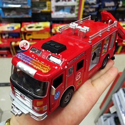 新品凯迪威模型1:50抢险救援消防车模型可伸缩合金车模金属汽车