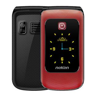 neken/尼凯恩 en6 翻盖老人手机大字大声男女款移动联通老年机