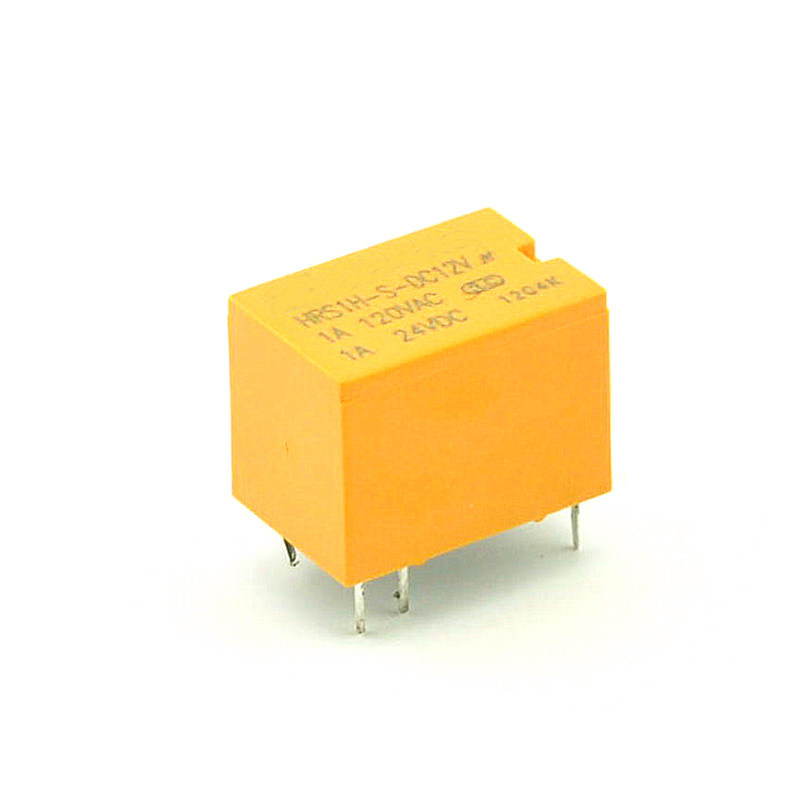 hrs1h-s-dc12v 4100 小型信号继电器 六脚 (5只)