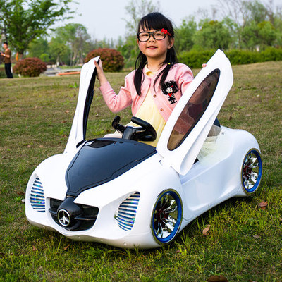 儿童电动车四轮遥控汽车4-5岁男孩女宝宝1-3婴幼儿摇摆玩具车可坐