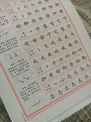 包郵 龐中華鋼筆楷書字帖 硬筆字帖描摹版成人正楷練習 入門練習