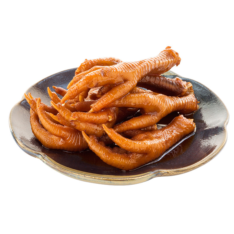 三圣宫新鲜香辣卤鸡爪七星椒四川特产小吃卤味熟食鸡脚鸡肉类零食