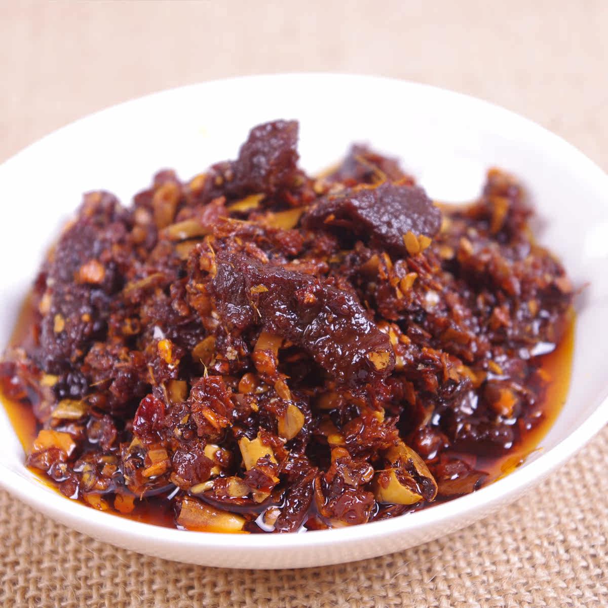 蒙阴干煸辣肉丝158g*2 香辣下饭农家纯手工自制辣椒酱 山东临沂