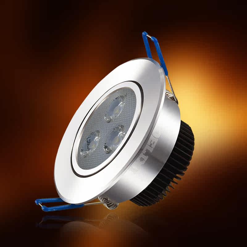 德力西led天花射灯 3w带驱动一体化led天花灯照明装饰灯饰灯具