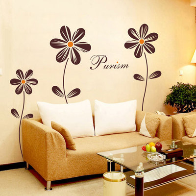 创意客厅卧室墙贴纸推拉玻璃移门窗贴画墙壁装饰餐厅走