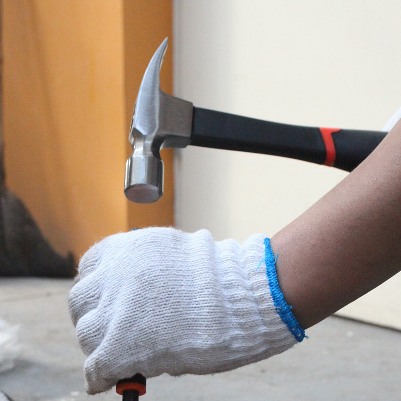 日本福冈钢管柄羊角锤榔头锤子起钉锤安全锤铁锤工具锤大小锤保用