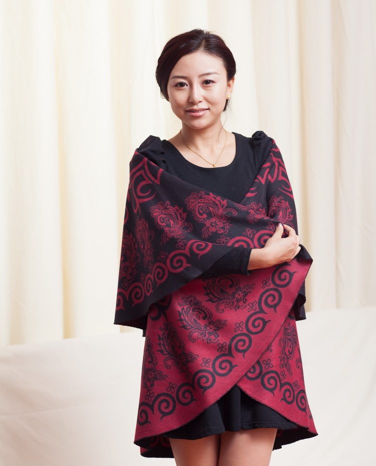 民族风圆披风 新疆魔术披肩 加厚围巾 女士印花超大款 防晒特价