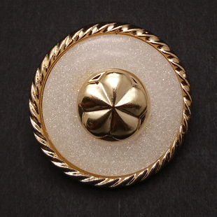 精品纽扣乱花双拼扣子四眼扣西装扣大衣扣休闲时尚扣