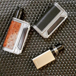 乌木 正品lostvape dna75w乌木面板皮革电子烟温控调压盒子 therion