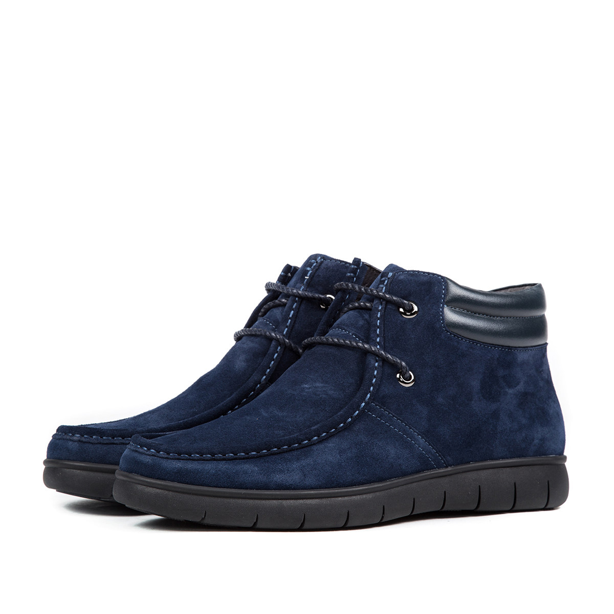 热风男鞋冬季新款高帮鞋男大众简约舒适系带男士休闲鞋子h40m6801